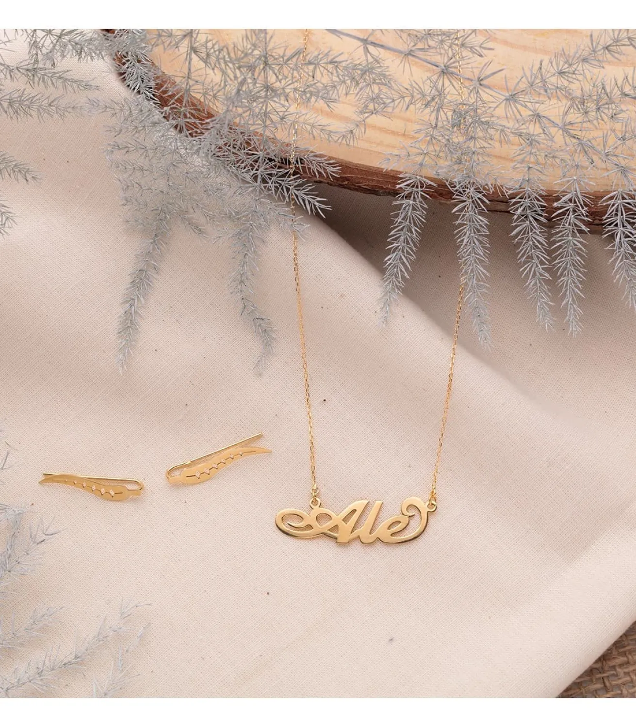 Gargantilla Nombre Personalizado Oro 18K<Alda Joyeros Shop