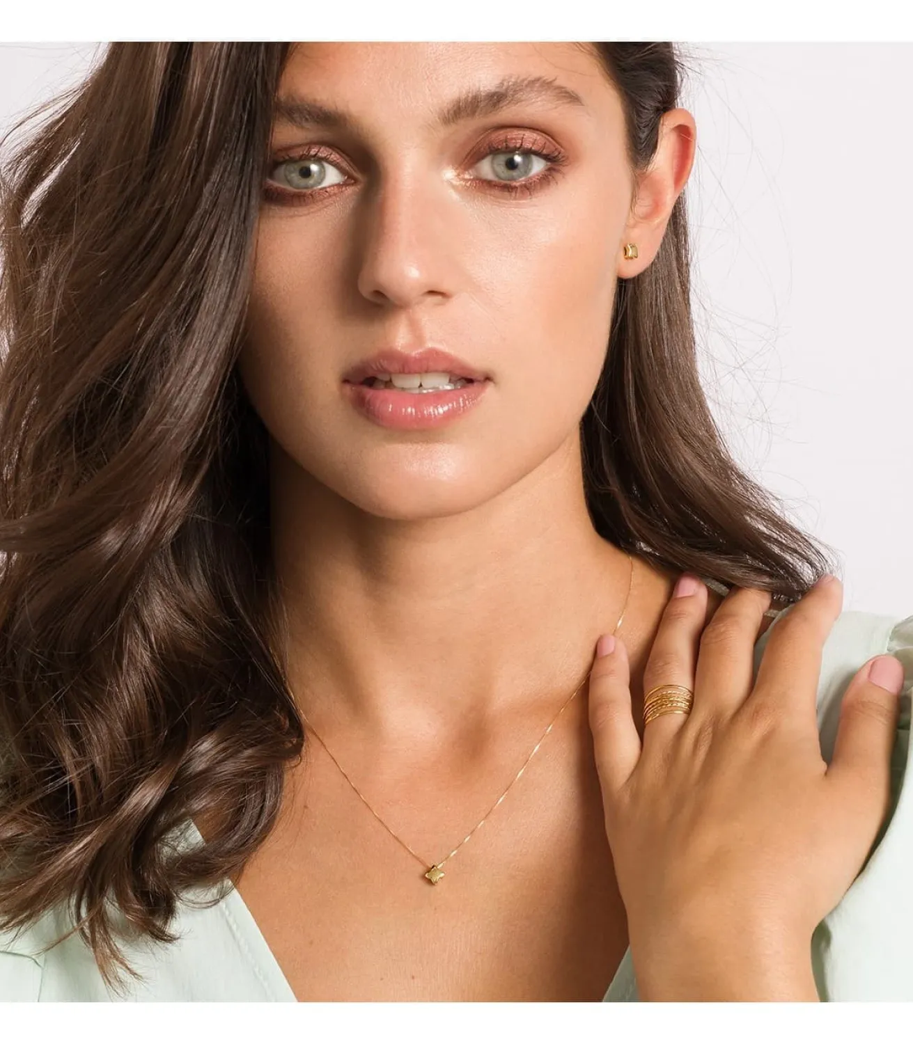 Gargantilla Olimpia Oro Amarillo 18K Estrella<Alda Joyeros Shop