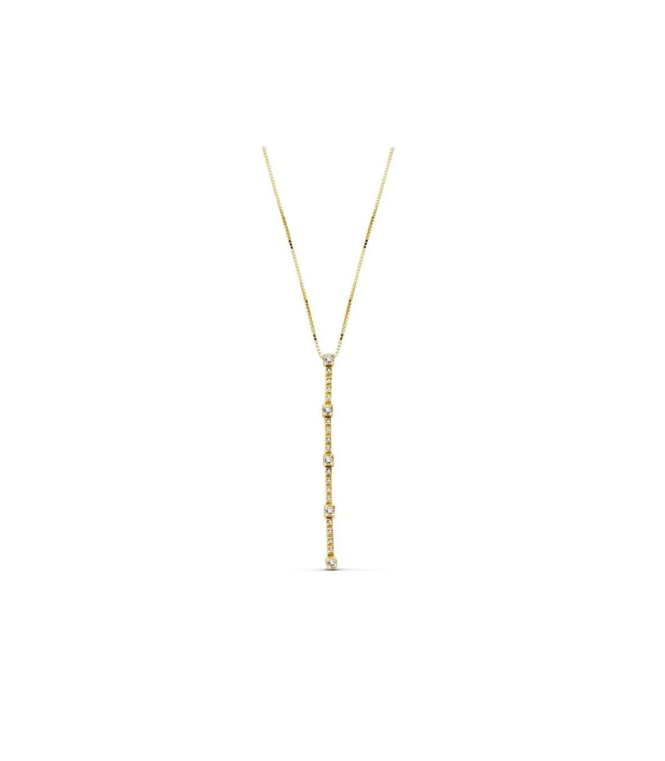 Gargantilla Oro 18 Ktes Zircon Bar<Alda Joyeros Flash Sale