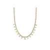 Gargantilla Oro Amarillo 18K Zircon Tears<Alda Joyeros Fashion