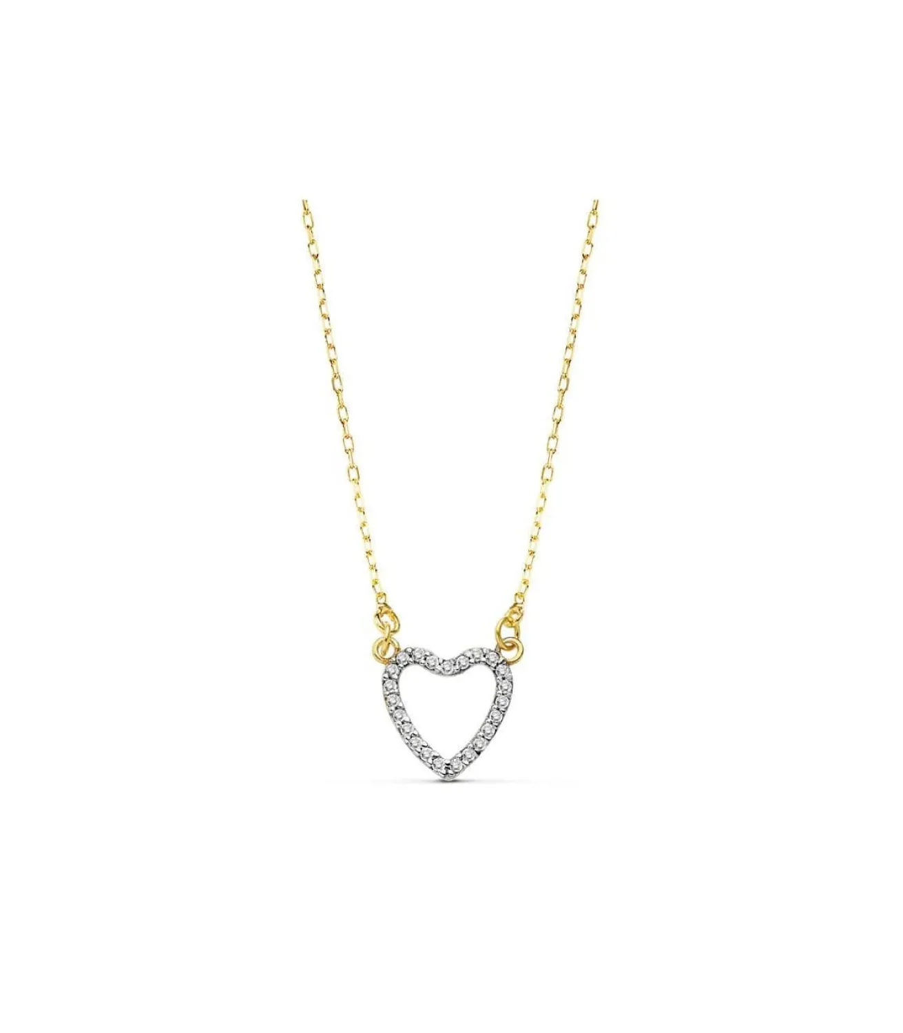 Gargantilla Oro Bicolor 18K Fall In Love<Alda Joyeros Shop