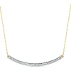 Gargantilla Spark Bar Oro Bicolor 18K 44 + 2Cm<Alda Joyeros Sale