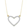 Gargantilla Spark Heart Oro Bicolor 18K 43 + 2Cm<Alda Joyeros Best Sale