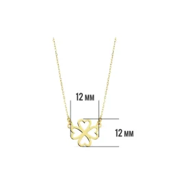 Gargantilla Trebol 18 Ktes<Alda Joyeros Store