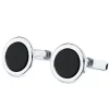 Gemelos Alexandre Oro Blanco 18K Onix<Alda Joyeros Discount