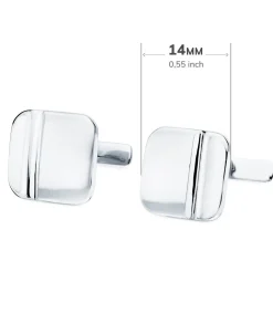 Gemelos Lambert Oro Blanco 18K<Alda Joyeros Hot