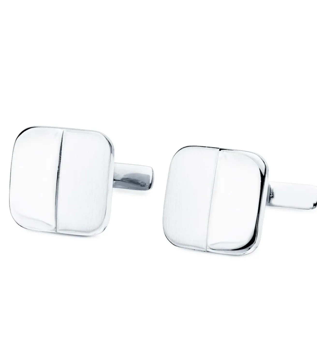 Gemelos Logan Oro Blanco 18K<Alda Joyeros Sale