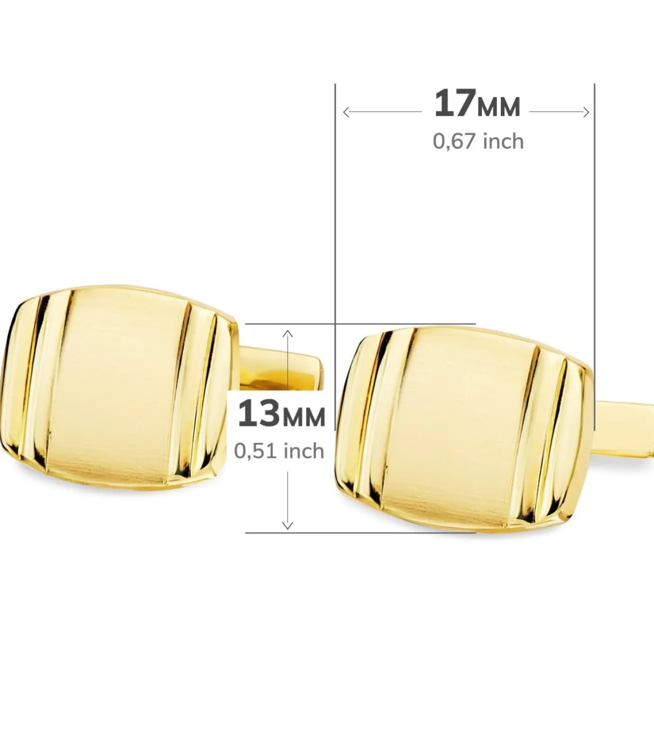 Gemelos Tristan Oro Amarillo 18K<Alda Joyeros Cheap