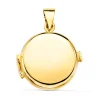 Guardapelo Portafotos Redondo Liso Oro 18 K 21 Mm<Alda Joyeros Sale