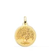 Medalla Arbol De La Vida Oro 18K 18 Mm Brillo<Alda Joyeros Shop