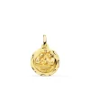 Medalla Bautismo Cristiano Oro 18K 16Mm<Alda Joyeros Shop