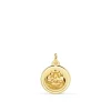 Medalla Bautismo Cristiano Oro 18K 12Mm Bisel<Alda Joyeros Best Sale