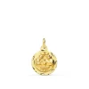 Medalla Bautismo Cristiano Oro 18K 14Mm<Alda Joyeros Hot