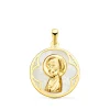 Medalla Comunion Nacar Oro 18K Virgen Niña<Alda Joyeros Hot