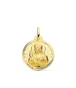 Medalla Corazon De Jesus Oro 18K 22 Mm Calada<Alda Joyeros Fashion