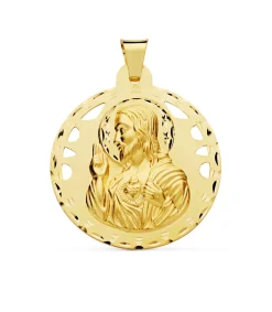 Medalla Corazon De Jesus Oro 18K 42 Mm Calada<Alda Joyeros Hot