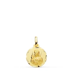 Medalla Corazon De Jesus Oro 18K 14 Mm Tallada<Alda Joyeros Flash Sale
