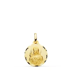 Medalla Corazon De Jesus Oro 18K 16 Mm Tallada<Alda Joyeros Fashion