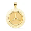 Medalla Estrella Oro Amarillo 18K 27 Mm Greca<Alda Joyeros New