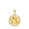 Medalla Flor Ángel Oro Amarillo 18K 17Mm<Alda Joyeros Best Sale
