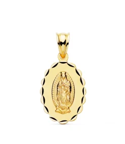 Medalla 9K V. Guadalupe Mexico 21Mm Oval Tallada<Alda Joyeros Discount
