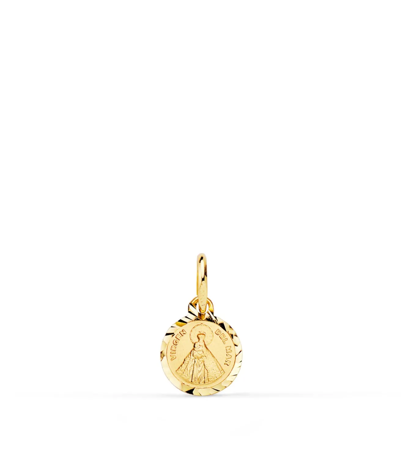 Medalla Lenteja Virgen Del Mar Oro 18K 8 Mm<Alda Joyeros Discount