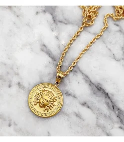 Medalla Medusa Oro 18K 20 Mm<Alda Joyeros Shop