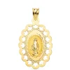Medalla Milagrosa Oro 18K Cerco Calado 30 Mm<Alda Joyeros Hot