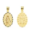 Medalla Milagrosa Oro 18K 20Mm Tallada<Alda Joyeros Sale