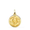 Medalla Ángel Nube Oro 18K 18Mm Bisel<Alda Joyeros Fashion