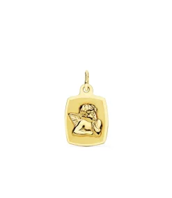 Medalla Ángel Tonel Oro Amarillo 18 K 19 Mm<Alda Joyeros Cheap