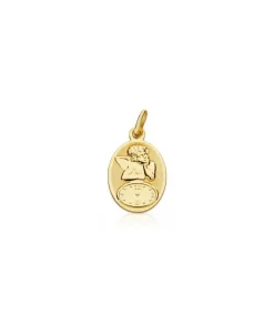 Medalla Ángel Y Reloj Oval Oro 18Ktes<Alda Joyeros New