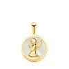 Medalla Ángel "Yo Te Guardare" Oro 18K Nacar<Alda Joyeros Cheap