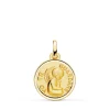 Medalla Ángel "Yo Te Guardare" Oro 18K Bisel 16Mm<Alda Joyeros Discount