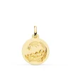 Medalla Nino Del Pesebre Oro 18K 16Mm Mate<Alda Joyeros Hot