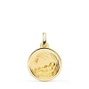 Medalla Nino Del Pesebre Oro 18K 16Mm Bisel<Alda Joyeros Online