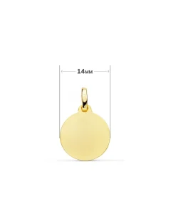 Medalla Nino Del Pesebre Oro 18K 14Mm Tallada<Alda Joyeros Hot