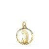Medalla Oro 9K Virgen Niña 14 Mm<Alda Joyeros Online