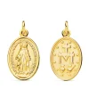 Medalla Oval Virgen Milagrosa Oro 18K 20Mm<Alda Joyeros Clearance