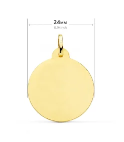 Medalla San Antonio Oro 18K 24Mm Bisel<Alda Joyeros Sale