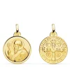 Medalla San Benito 18 Ktes 18Mm<Alda Joyeros Discount