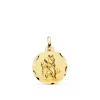 Medalla San Cristóbal Oro 18K 18Mm Tallada<Alda Joyeros Best Sale