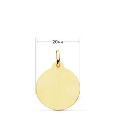 Medalla San Cristóbal Oro 18K 20Mm Bisel<Alda Joyeros New