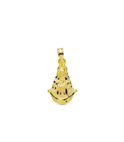 Medalla Silueta Virgen Del Rocio Oro 18K 20Mm<Alda Joyeros New