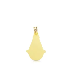 Medalla Silueta Virgen Del Rocio Oro 18K 25Mm<Alda Joyeros Outlet