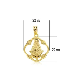 Medalla V. Rocio Oro Amarillo 18K 22Mm Cerco<Alda Joyeros New