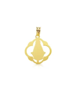Medalla V. Rocio Oro Amarillo 18K 22Mm Cerco<Alda Joyeros New