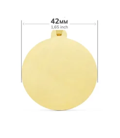 Medalla Virgen Carmen Oro 18K 42Mm Tallada<Alda Joyeros Online