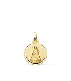 Medalla Virgen De Los Desamparados 18 Ktes 16Mm Bisel<Alda Joyeros Online