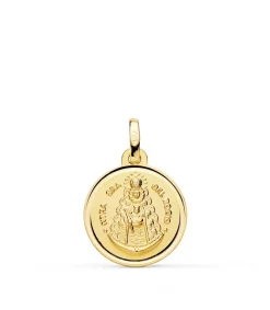 Medalla Virgen Del Rocio Oro 18K Bisel 16 Mm<Alda Joyeros Clearance